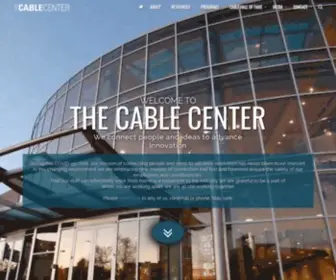 Cablecenter.org(The Cable Center) Screenshot