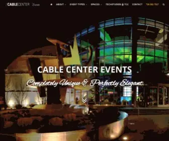 Cablecenterevents.org(Cable Center Events) Screenshot
