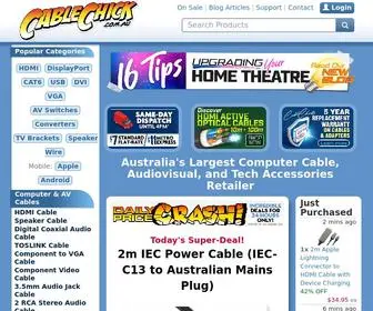 Cablechick.com.au(Cable Chick) Screenshot