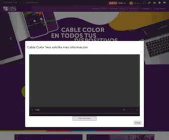 Cablecolor.hn(Cable Color) Screenshot