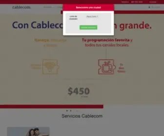 Cablecom.com.mx(INICIO) Screenshot