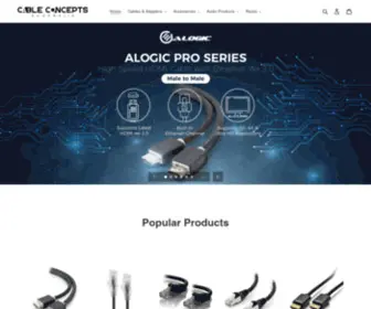 Cableconcepts.com.au(Cable Concepts Australia) Screenshot