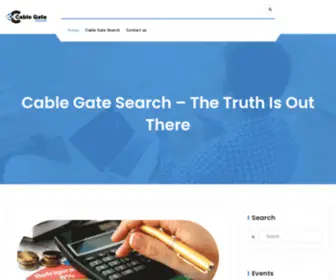 Cablegatesearch.net(Cable Gate Search) Screenshot