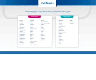Cablemas.com.mx(Cablemas) Screenshot
