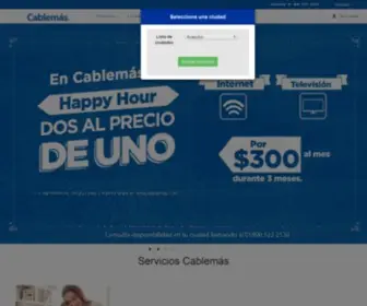 Cablemas.com(Cablemas) Screenshot