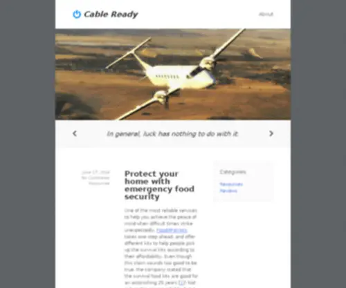 Cableready.net(Development) Screenshot