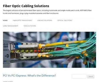 Cables-Solutions.com(Fiber Optic Cabling Solutions) Screenshot