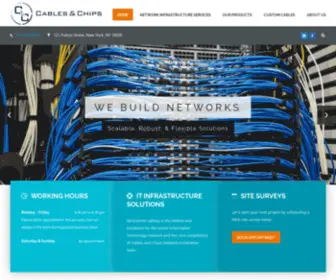 Cablesandchipsinc.com(Structured Cabling) Screenshot