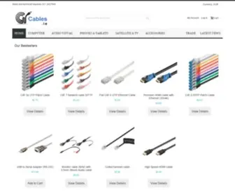Cables.ie(Online Shop buy home cinema cable) Screenshot