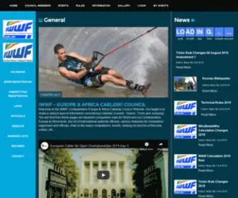 Cableski.org(Waterski and Wakeboard) Screenshot