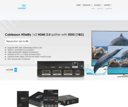 Cablesson.com(Home Page) Screenshot