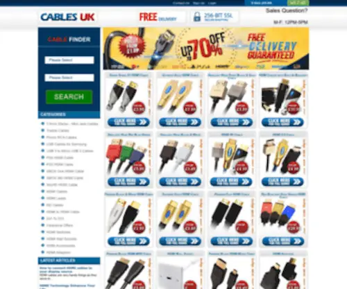 Cablesuk.co.uk(Cablesuk) Screenshot