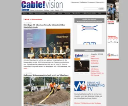 Cablevision-Europe.de(Cablevision Europe) Screenshot