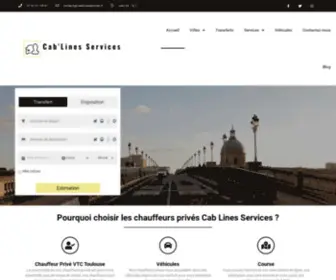 Cablinesservices.fr(Chauffeur priv) Screenshot