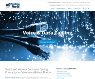 Cablingnerds.com(Structured Network Computer Cabling Contractor Services Orlando Miami Florida FL) Screenshot