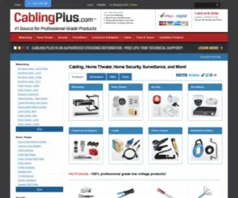 Cablingplus.com(Cabling Plus) Screenshot