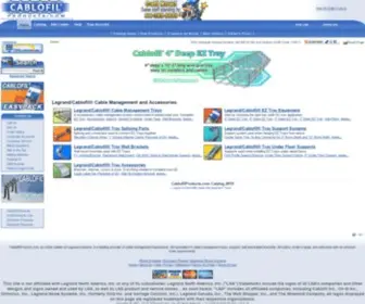 Cablofilproducts.com(Telephones) Screenshot