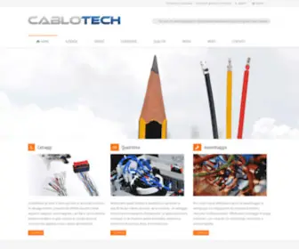 Cablotech.com(Azienda Cablaggi) Screenshot