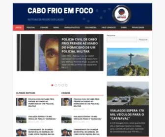 Cabofrioemfoco.com.br(Região dos Lagos) Screenshot