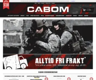 Cabom.se(Airsoft, luftvapen och fiskeutrustning) Screenshot