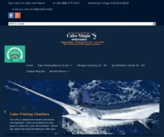 Cabomagic.com(Cabo Magic Sportfishing) Screenshot