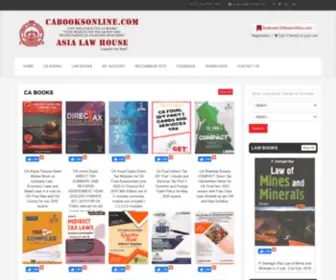 Cabooksonline.com( Asia Law House) Screenshot