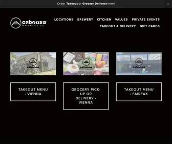 Caboosebrewing.com(Caboose Brewing Company) Screenshot