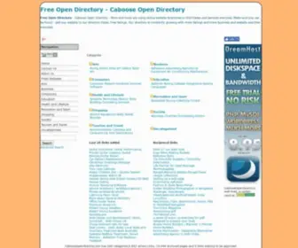 Cabooseopendirectory.com(Free open directory) Screenshot