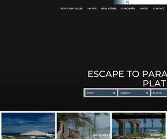 Caboplatinum.com(Exclusive Cabo San Lucas Villa Rentals) Screenshot