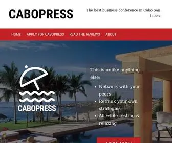 Cabopress.com(A Mastermind Event) Screenshot