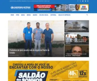 Caboronganoticias.com.br(Ipirá Bahia) Screenshot