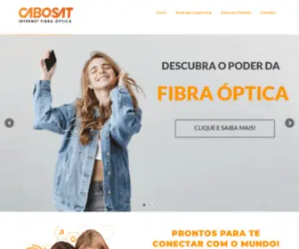 Cabosat.com.br(A Internet da sua casa) Screenshot