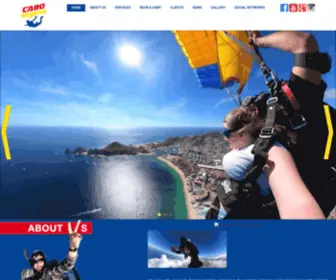 Caboskydive.com.mx(Skydive Cabo) Screenshot