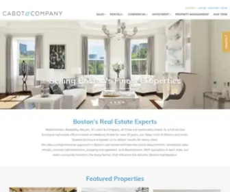 Cabotandcompany.com(Cabot & Company) Screenshot