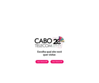 Cabotelecom.com.br(Cabo Telecom) Screenshot