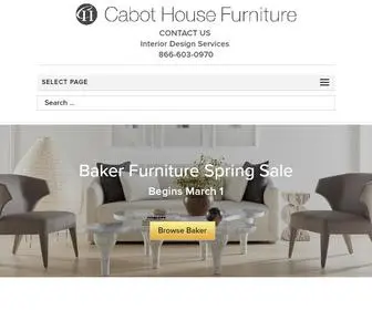 Cabothousefurniture.com(Furniture) Screenshot