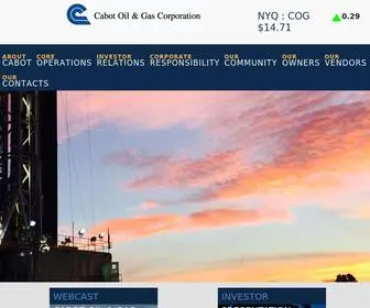 Cabotog.com(Coterra Energy) Screenshot
