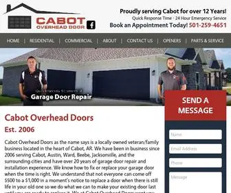 Cabotoverheaddoor.com(Our Services) Screenshot