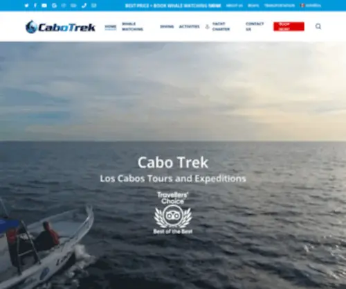 Cabotrek.com(Cabo Trek) Screenshot