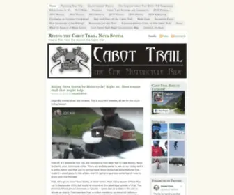 Cabottrailbiker.com(Cabot Trail Biker) Screenshot