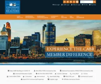 Cabr.org(REALTOR Alliance of Greater Cincinnati) Screenshot