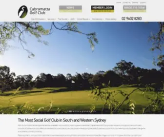 Cabragolf.com.au(Cabramatta Golf Club) Screenshot