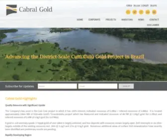 Cabralgold.com(Cabral Gold) Screenshot