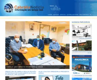 Cabralianoticia.com.br(Cabralia Notícia) Screenshot