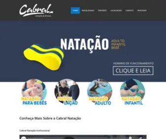 Cabralnatacao.com.br(Cabral Natação) Screenshot