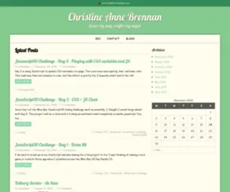 Cabrennan.com(Christine Anne Brennan) Screenshot