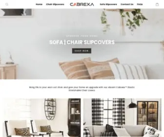 Cabrexa.com(Buy Chair Slipcovers & Sofa Slipcovers Online) Screenshot