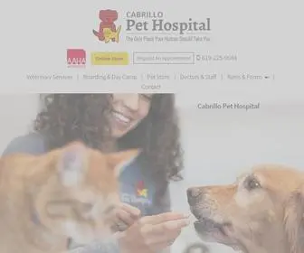 Cabrillopethospital.com(Cabrillo Pet Hospital) Screenshot