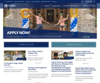 Cabrini.edu(Cabrini University) Screenshot