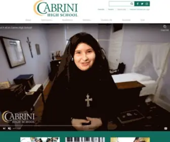 Cabrinihigh.com(Cabrini High School) Screenshot